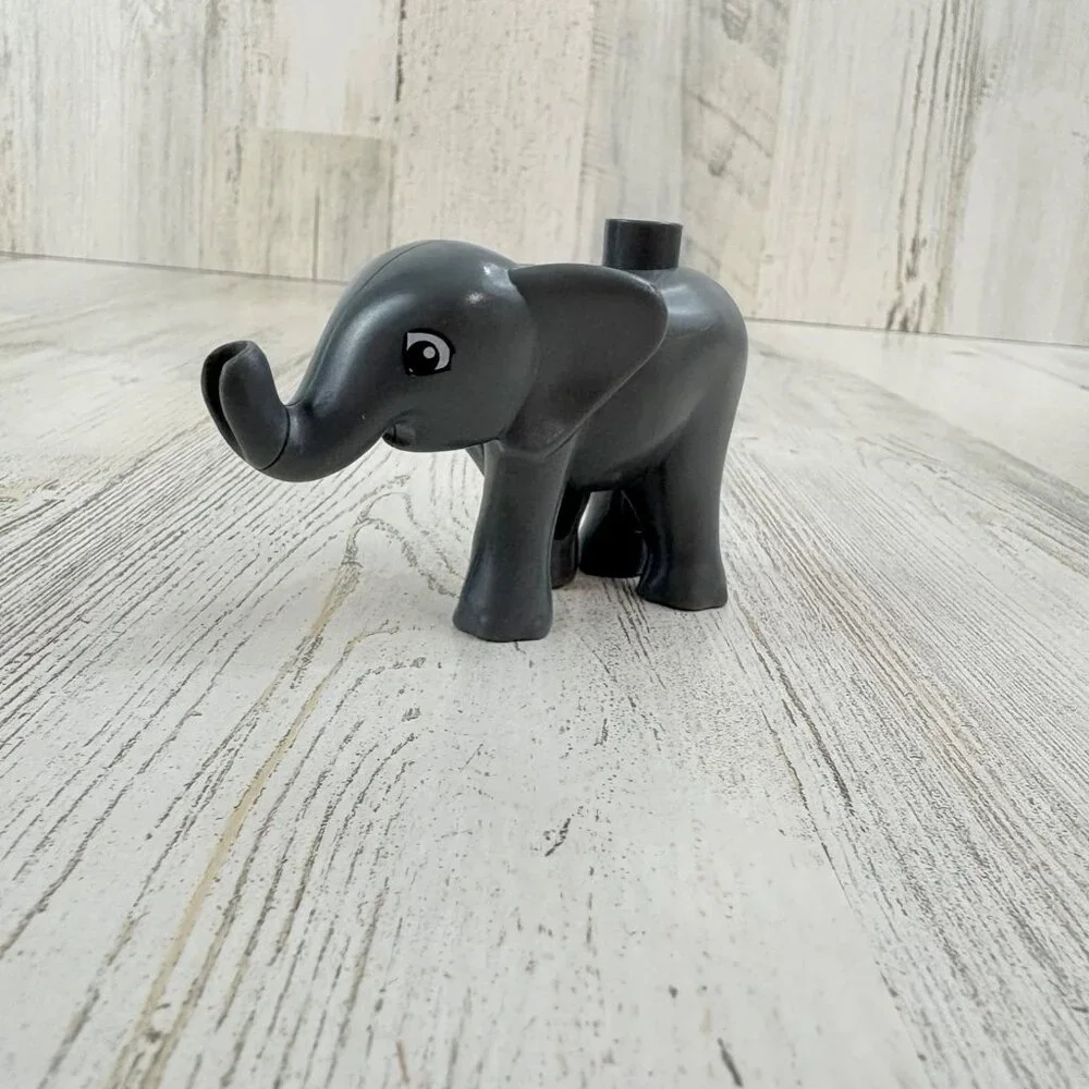 Lego Duplo GRAY BABY ELEPHANT Animal Circus Safari Zoo